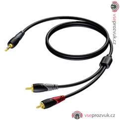 ProCab CLA711/3 - Jack 3.5 - 2x RCA - 3m