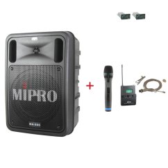 MIPRO MA-505 + ACT-32H + MU-55LS – ruční a klopová sada, tělová