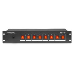 BeamZ PS08S Switch panel s 8mi zásuvkami