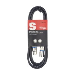 Stagg SMC10 BL, kabel mikrofonní XLR/XLR, 10m