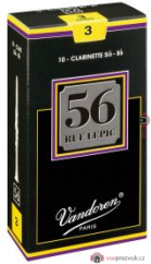 VANDOREN Plátky "56" pro Bb klarinet, tvrdost 2,5