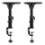Vonyx SMS32 Monitor stand set clamp 28cm