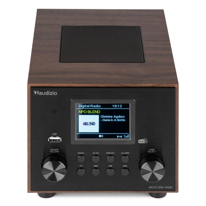 Audizio Vieste DAB+ Radio with subwoofer wood