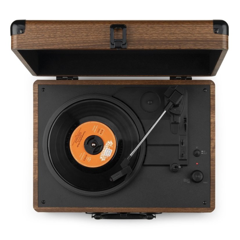 Audizio RP116W Record player briefcase with BT In/Out