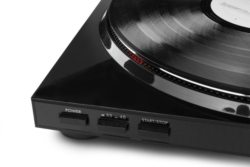Audizio RP310 Poloautomatický gramofon s USB, černý