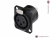 Hicon XLR mounting plug 3pin HI-X3DF-M