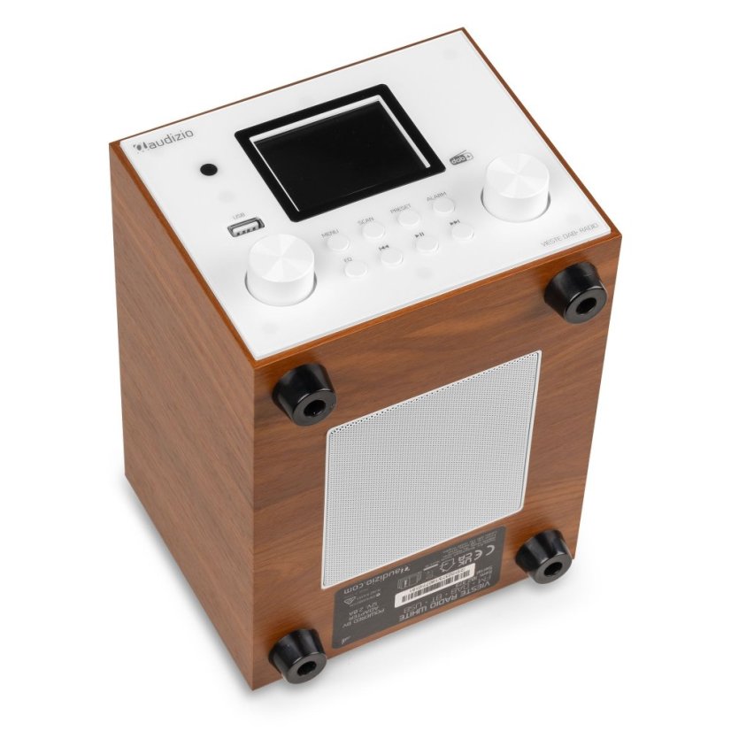Audizio Vieste DAB+ Radio with subwoofer white